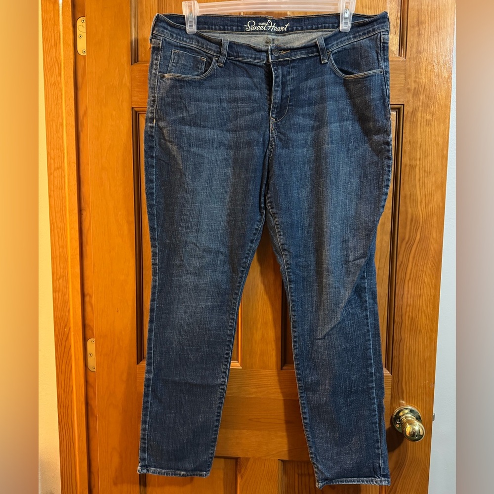 Old Navy Women's Dark Blue Skinny Jeans